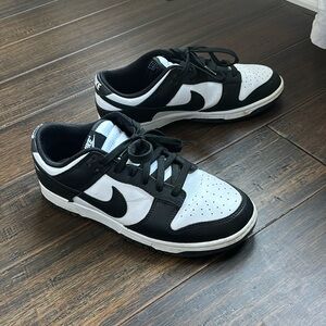 EUC NIKE panda DUNKS men’s sz 8.5